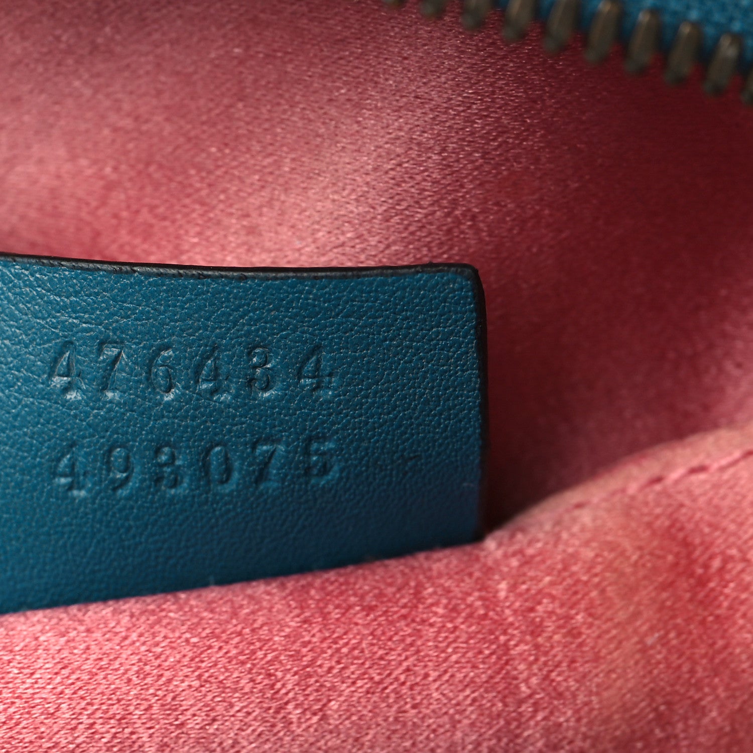 Gucci Velvet Matelasse GG Marmont Belt Bag 75 30 Pavone Cyan 7 of 10