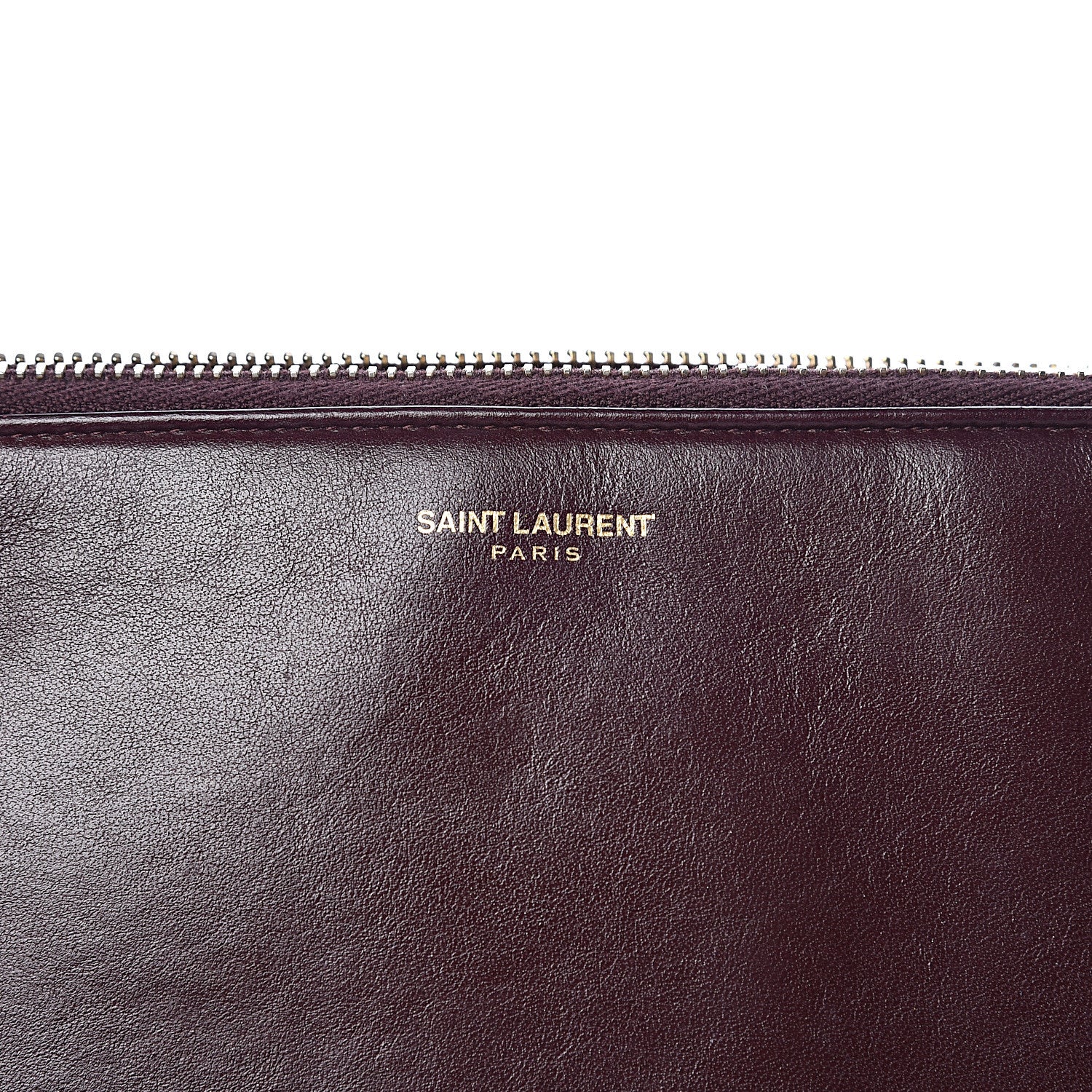 Saint Laurent Calfskin Teen Monogram Crossbody Bag Bordeaux 6 of 10