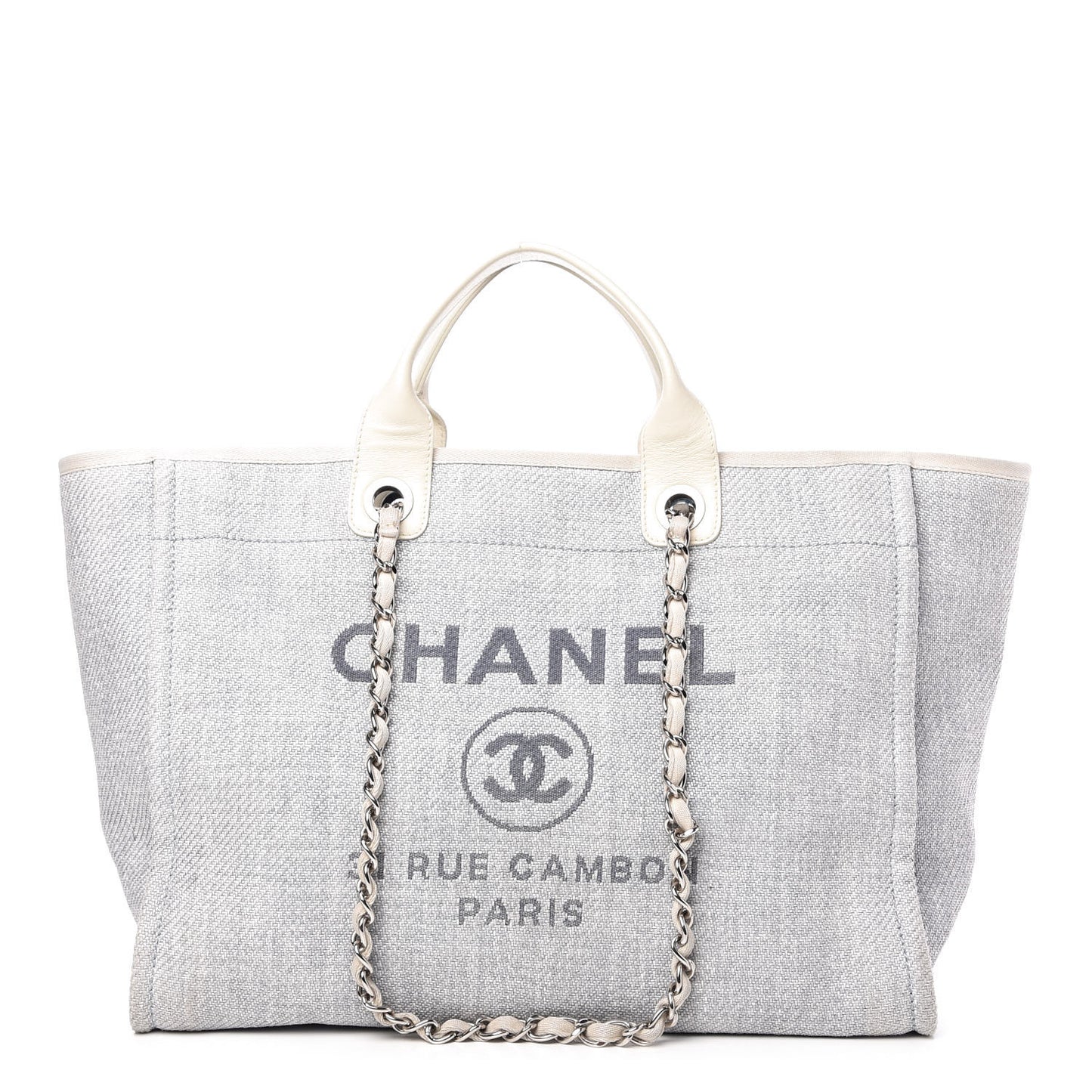 Canvas Medium Deauville Tote Denim Blue