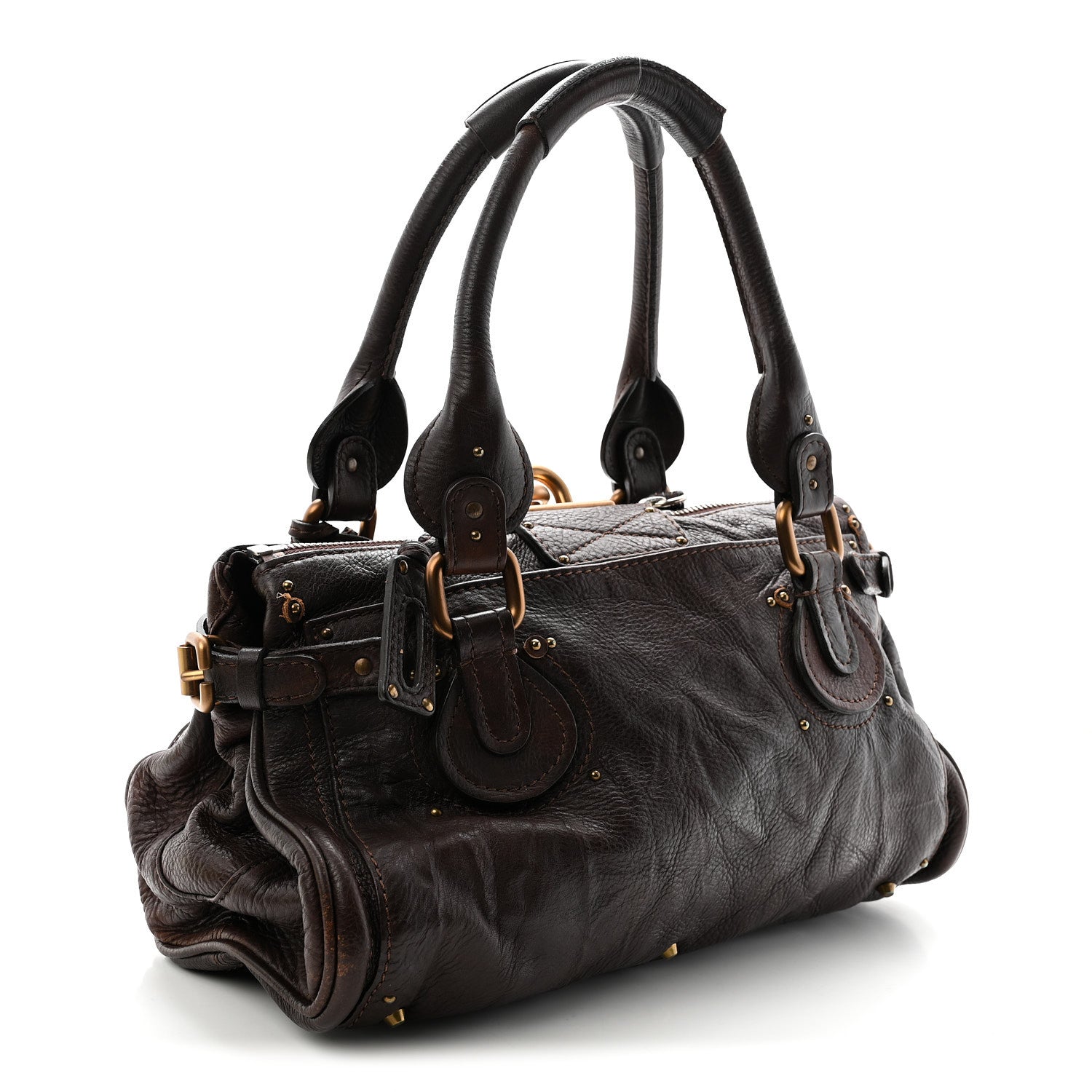 Chloe Calfskin Medium Paddington Satchel Brown 3 of 11