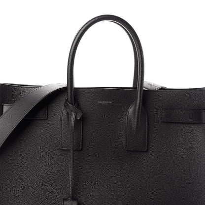 Saint Laurent Grained Calfskin Large Sac De Jour Carryall Black 8 of 16