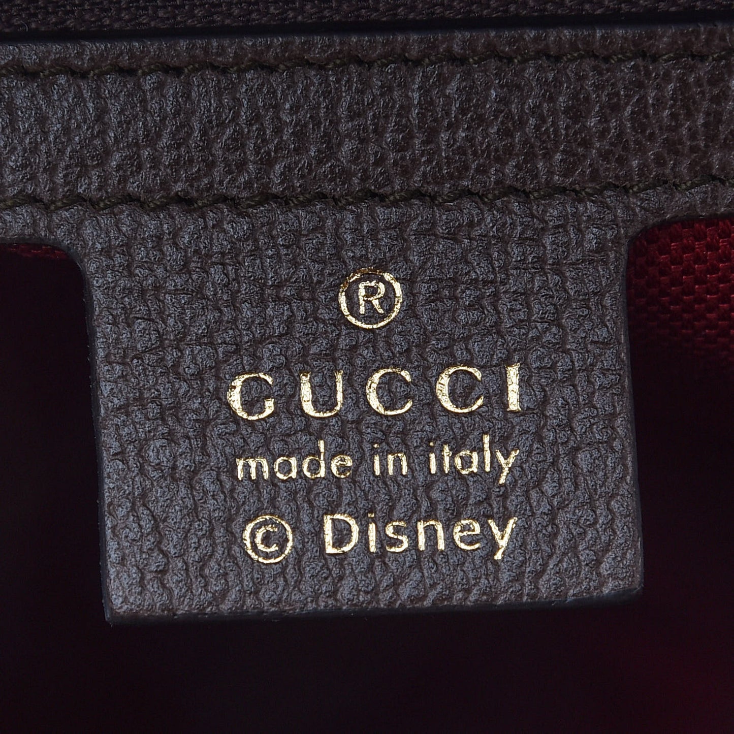 X DISNEY GG Supreme Monogram Donald Duck Small Interlocking G Dome Backpack Beige Multicolor New Acero