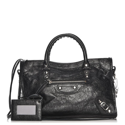 Balenciaga Agneau Classic Silver Hardware S City Black 1 of 8