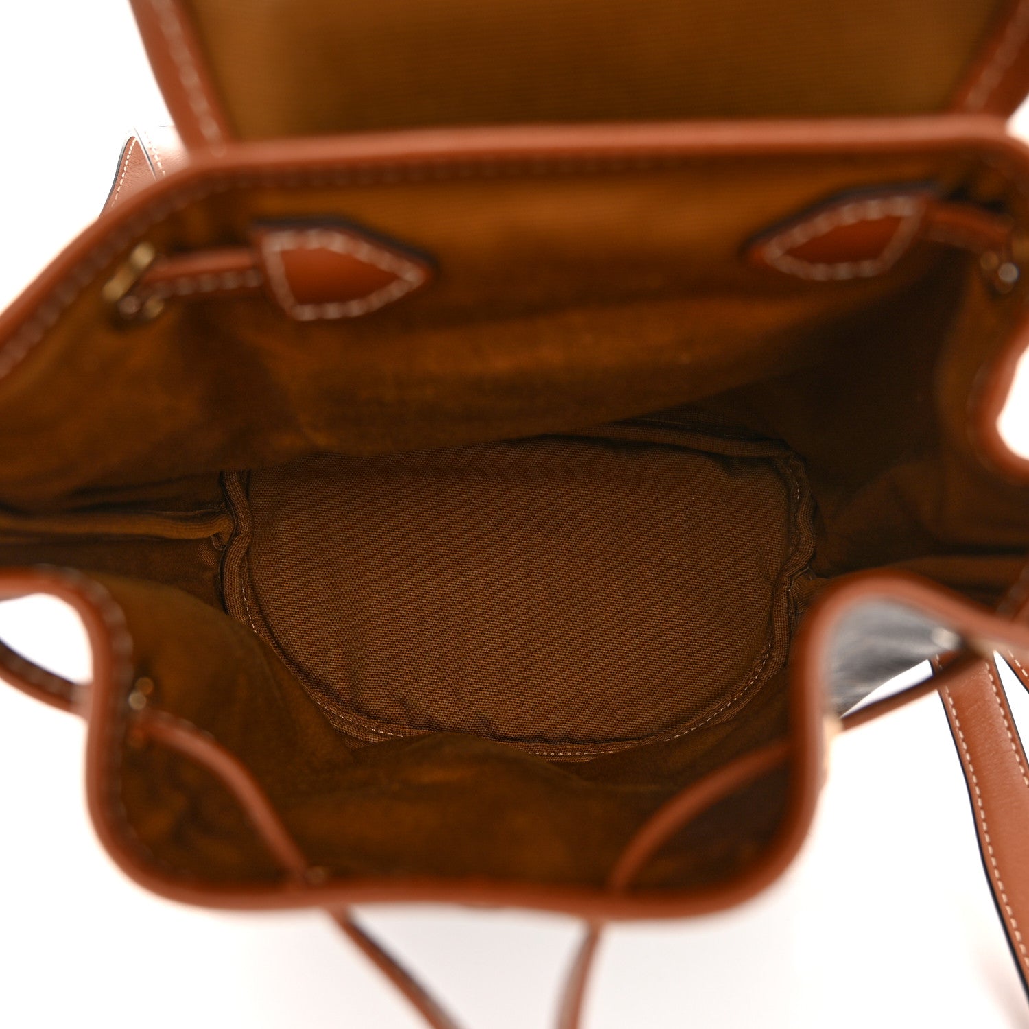 Celine Triomphe Canvas Calfskin Mini Folco Backpack Tan 5 of 11