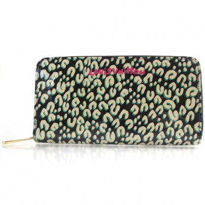 Louis Vuitton Leopard Zippy Wallet Blue Infini 1 of 7