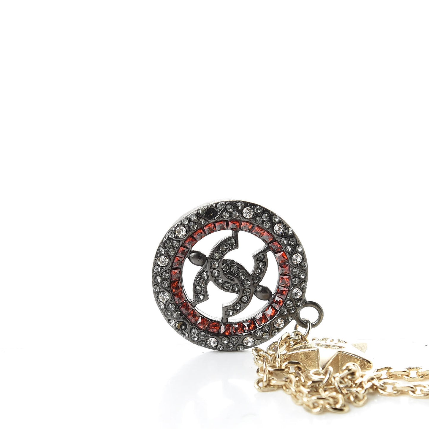 Ruthenium Crystal CC Star Moon Bracelet Gold