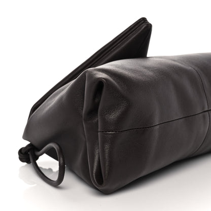 Bottega Veneta Lambskin BV Trine Clutch Fondente 7 of 9
