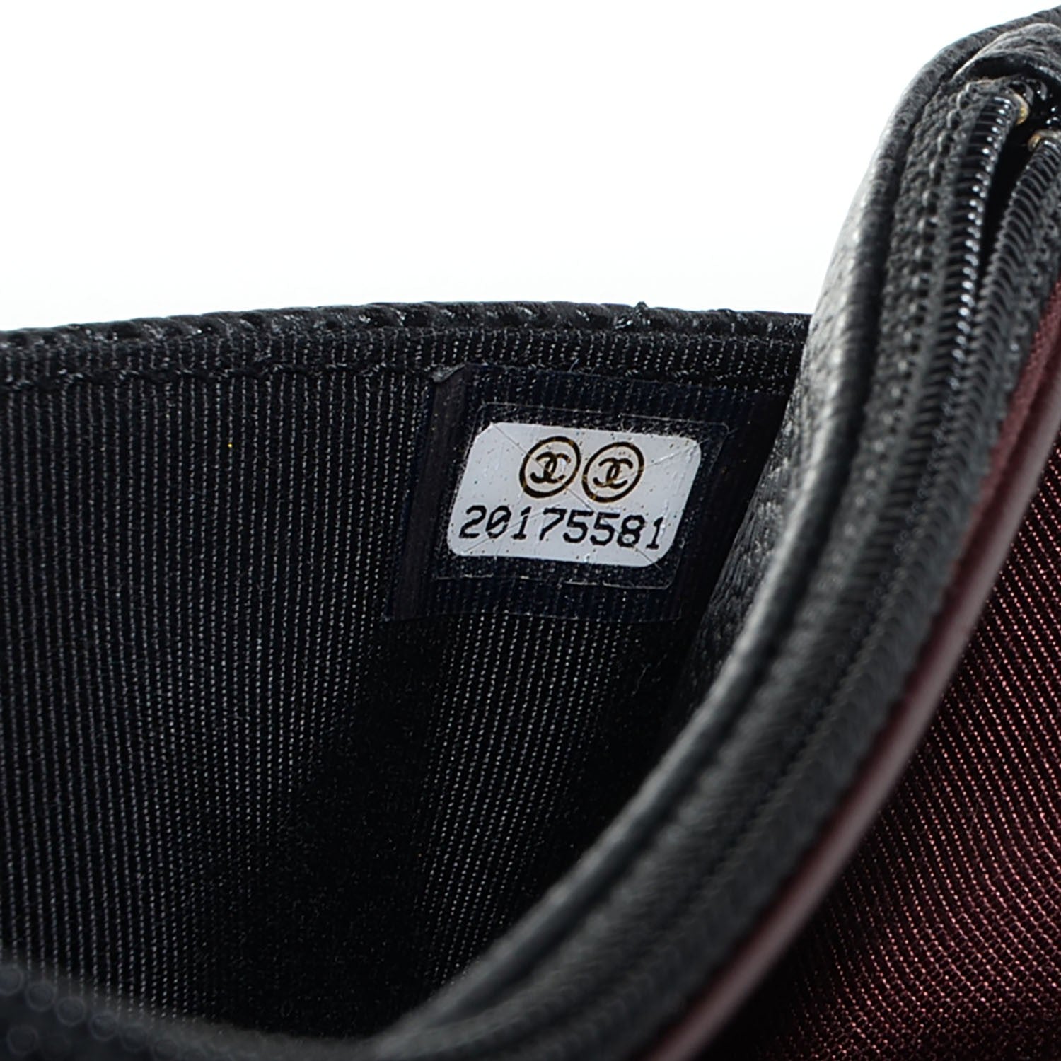 Chanel Caviar Quilted Wallet On Chain WOC Black 9 of 9