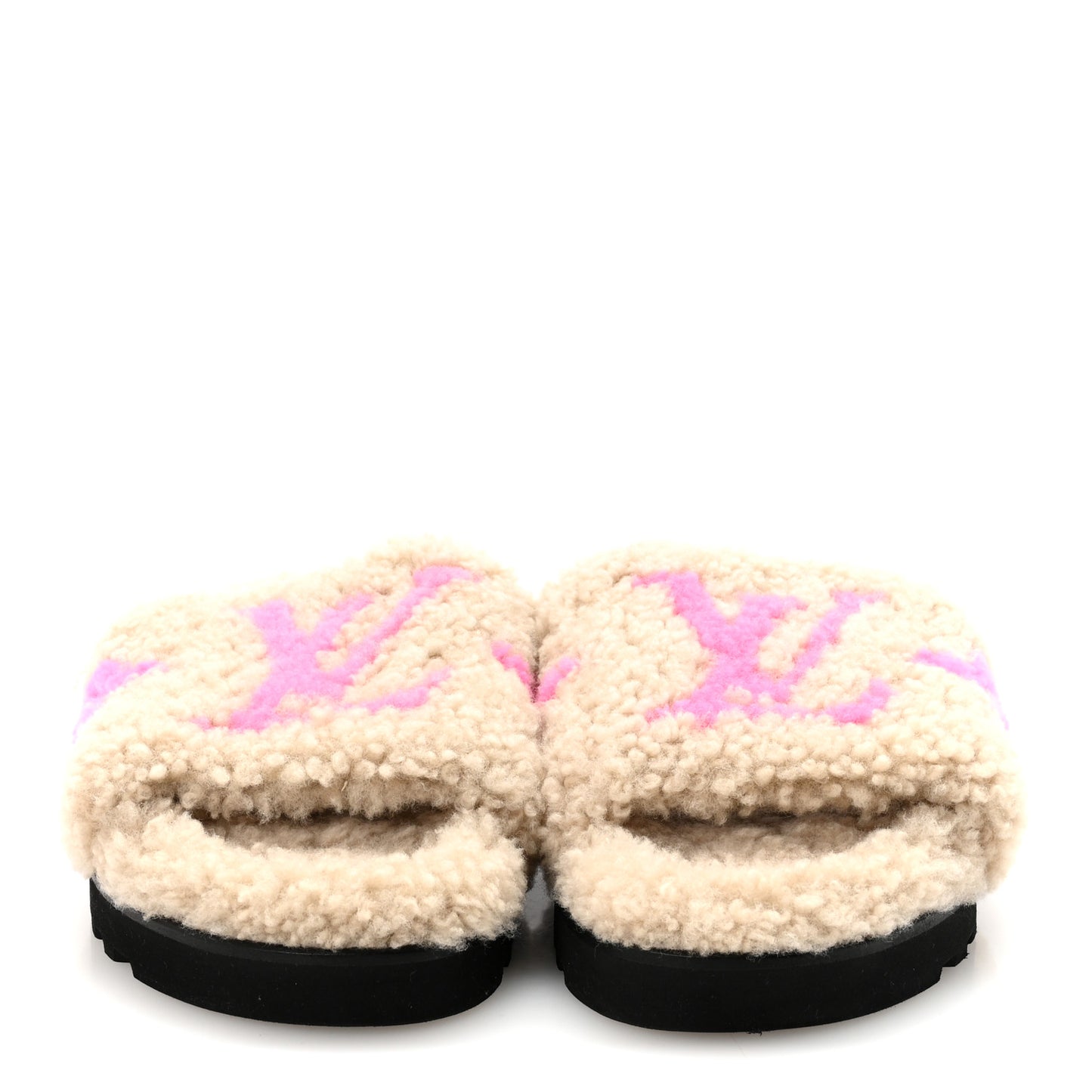 Shearling Paseo Flat Comfort Mule 36 Beige