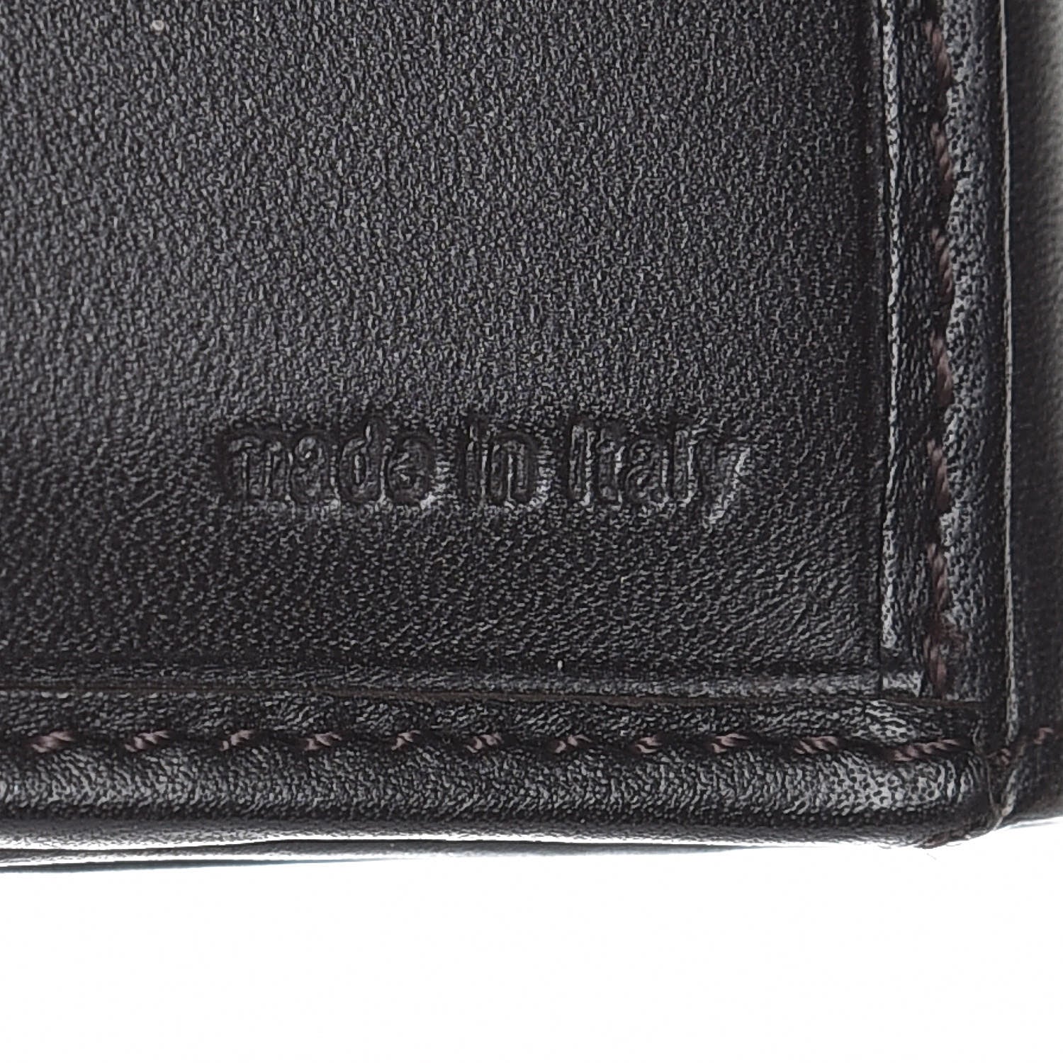 Fendi Zucca Cuoio Lucido Compact Wallet Tobacco Moro 8 of 11