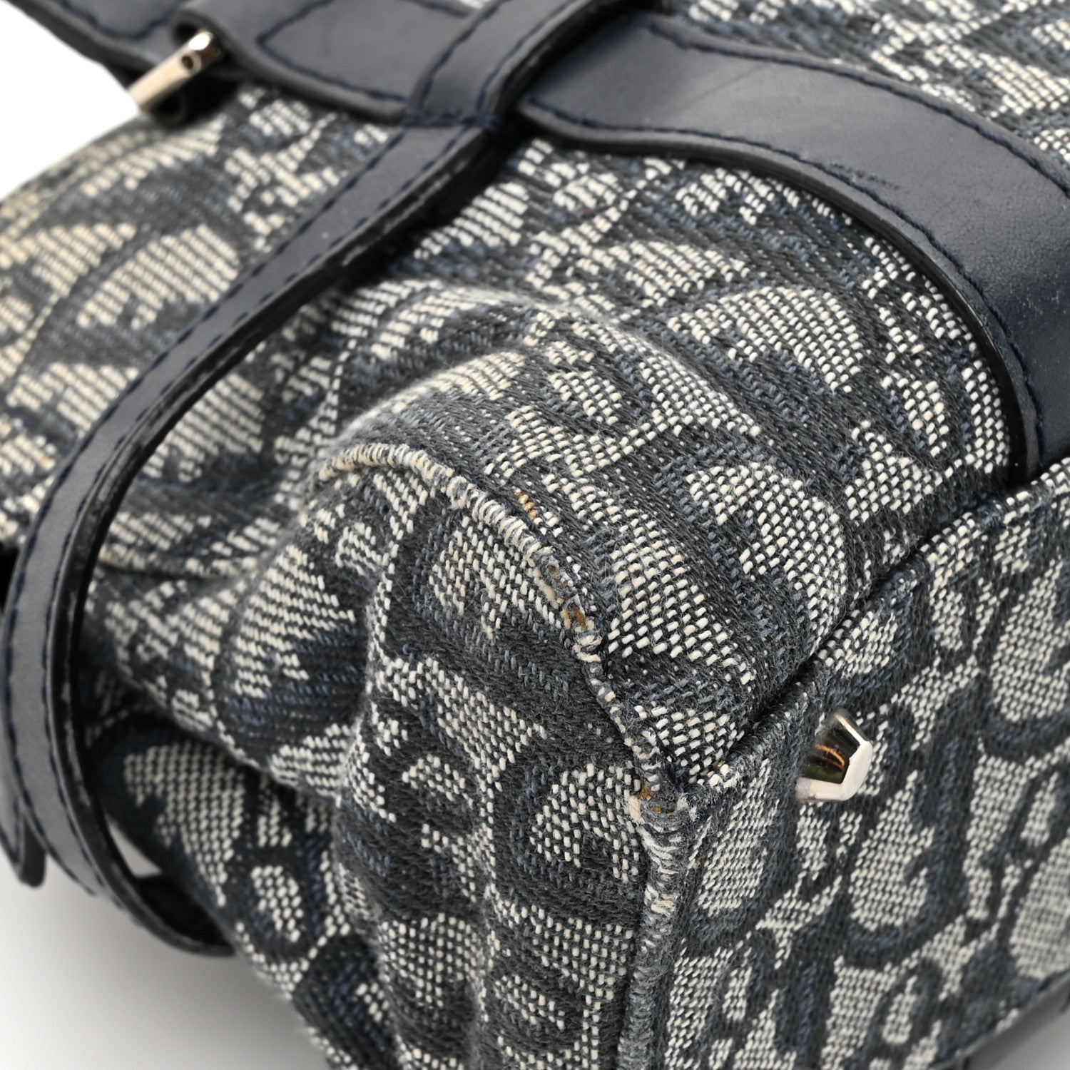 Christian Dior Monogram Charms Shoulder Bag Blue 14 of 17
