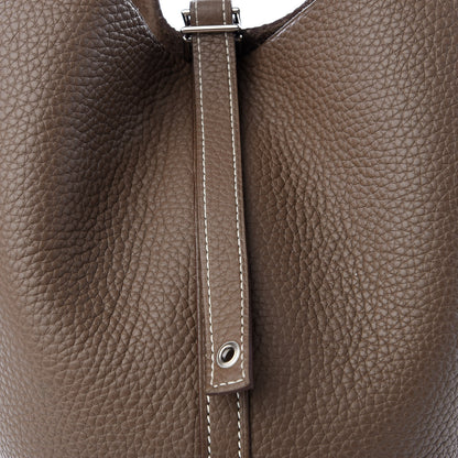 Hermes Taurillon Clemence Picotin Lock 22 MM Etoupe 7 of 8