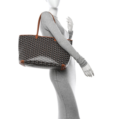 Goyard Goyardine Artois MM Black Gold 2 of 12