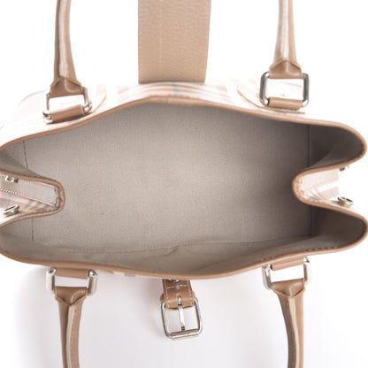 Burberry Candy Check Buckle Tote Pink 5 of 8