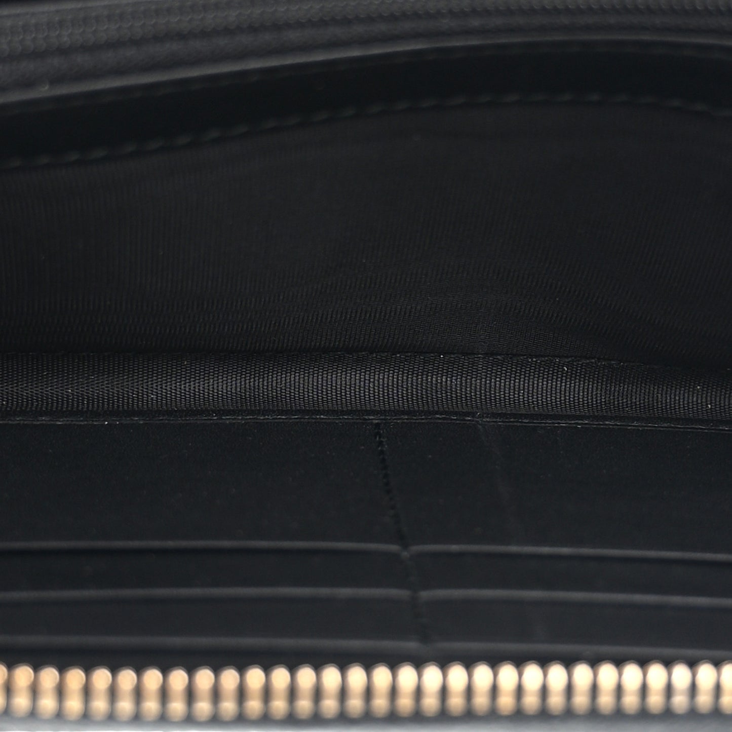 GG Supreme Monogram Cuoio Toscano Zip Around Wallet Beige Ebony Cuir