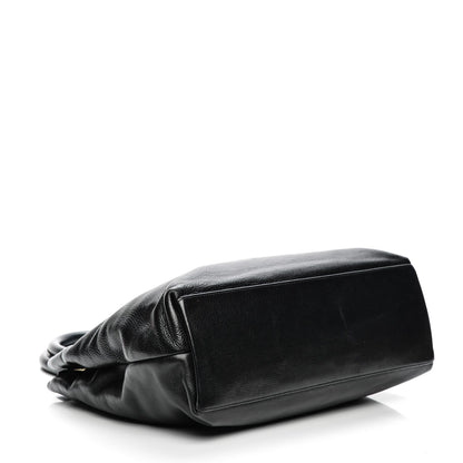 Chanel Deerskin CC Tote Black 4 of 7