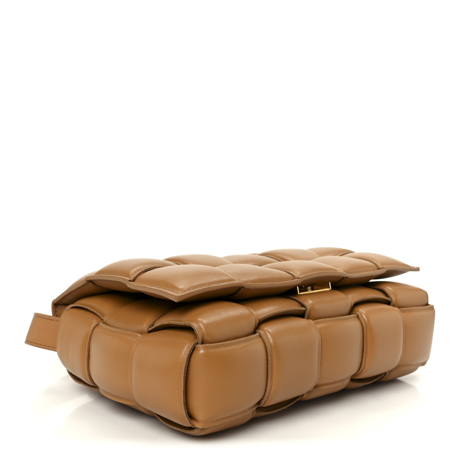 Bottega Veneta Nappa Maxi Intreccio Padded Cassette Crossbody Bag Caramel 4 of 12
