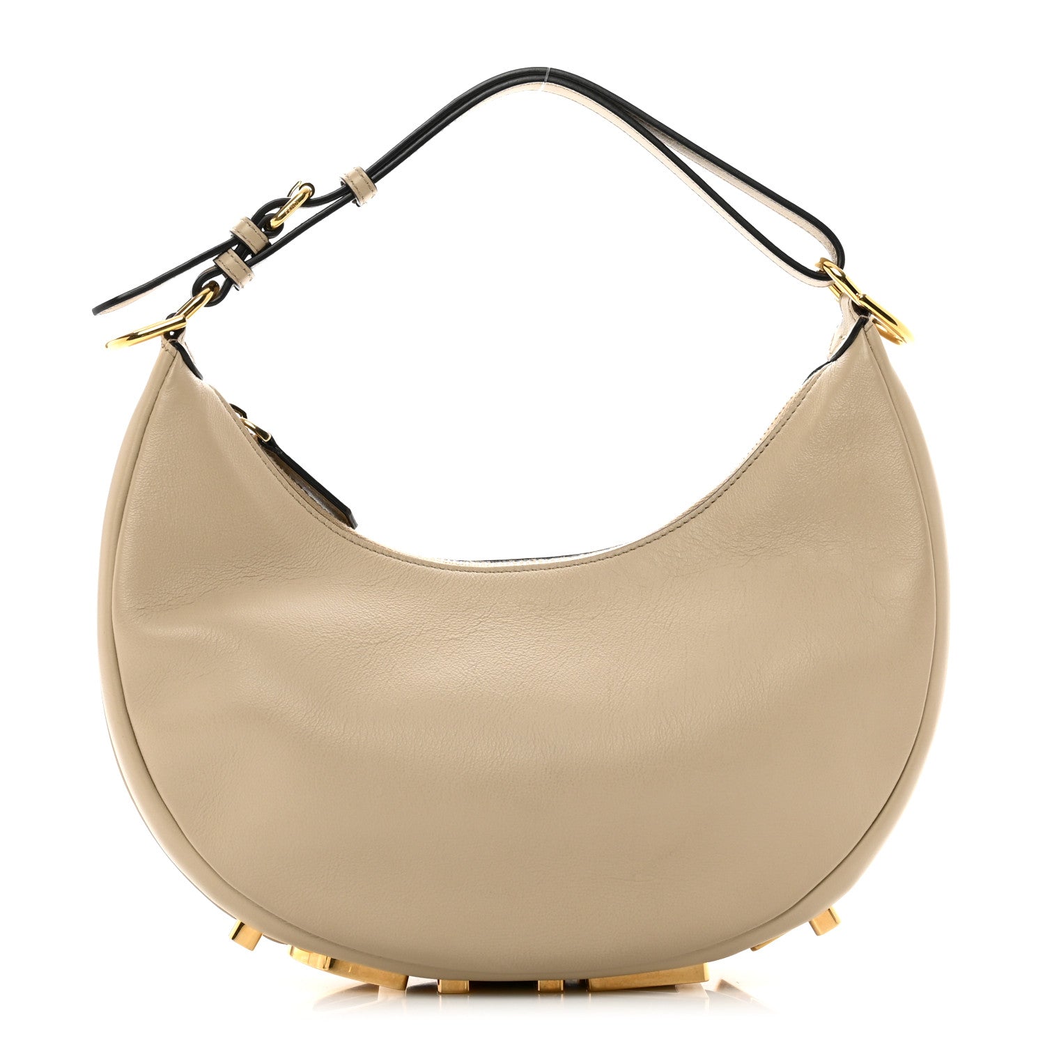 Fendi Vitello Grace Matte Small Fendigraphy Hobo Bag Nuvola 1 of 9