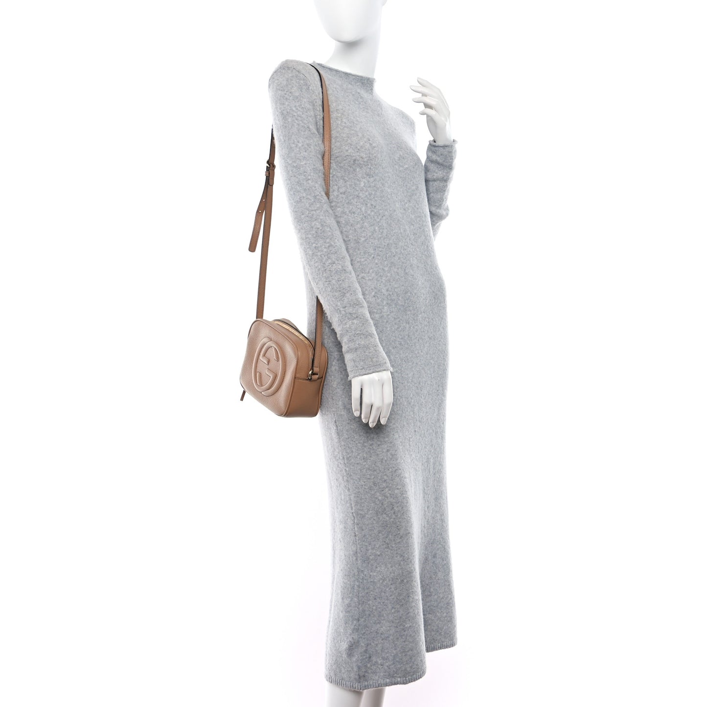 Cellarius Calfskin Small Soho Disco Bag Camelia