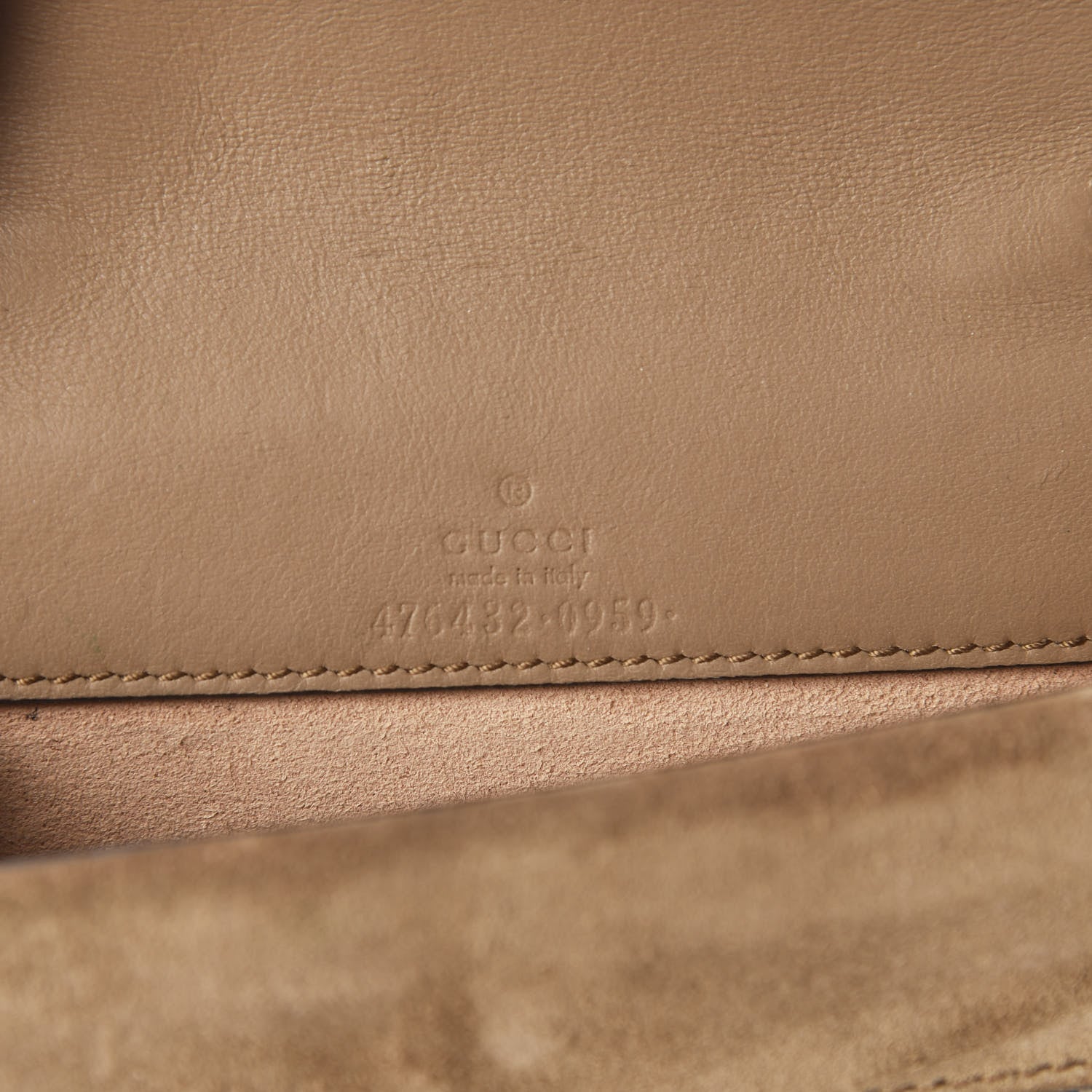 Gucci GG Supreme Monogram Super Mini Dionysus Shoulder Bag Taupe 8 of 9