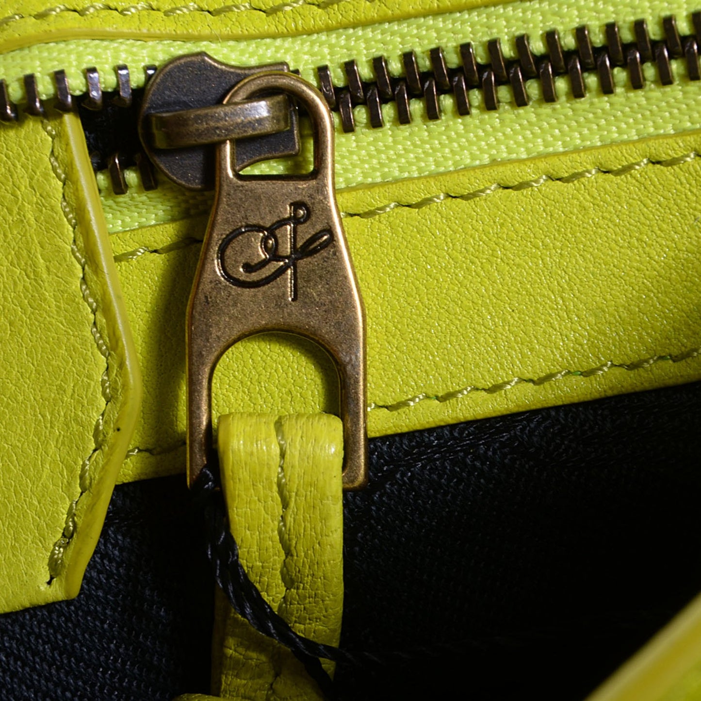 Leather PS1 Pochette Citron