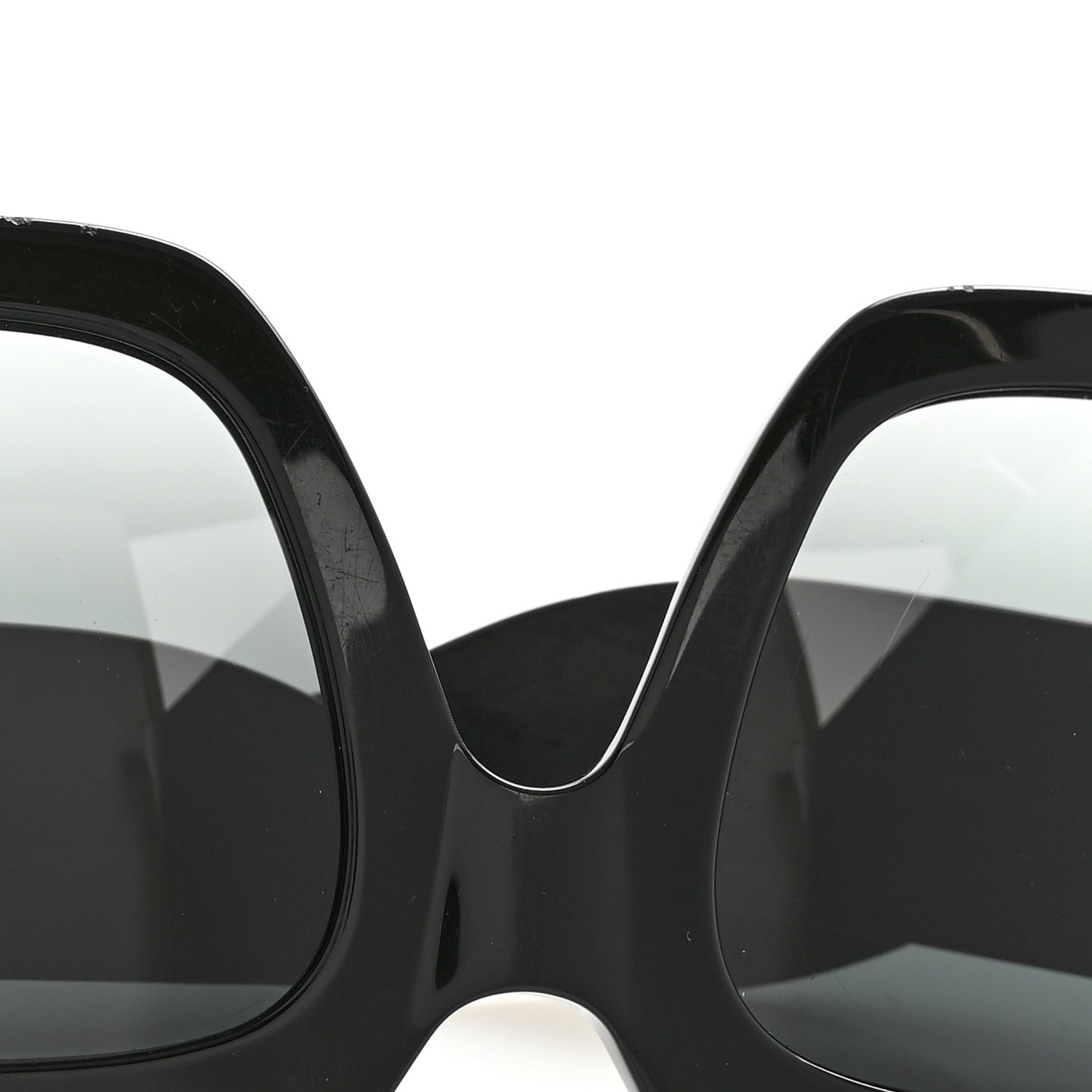 Square Frame Glitter GG0102S Sunglasses Black