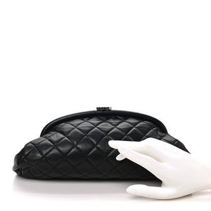 Chanel Lambskin Quilted Timeless Clutch Black 2 of 7