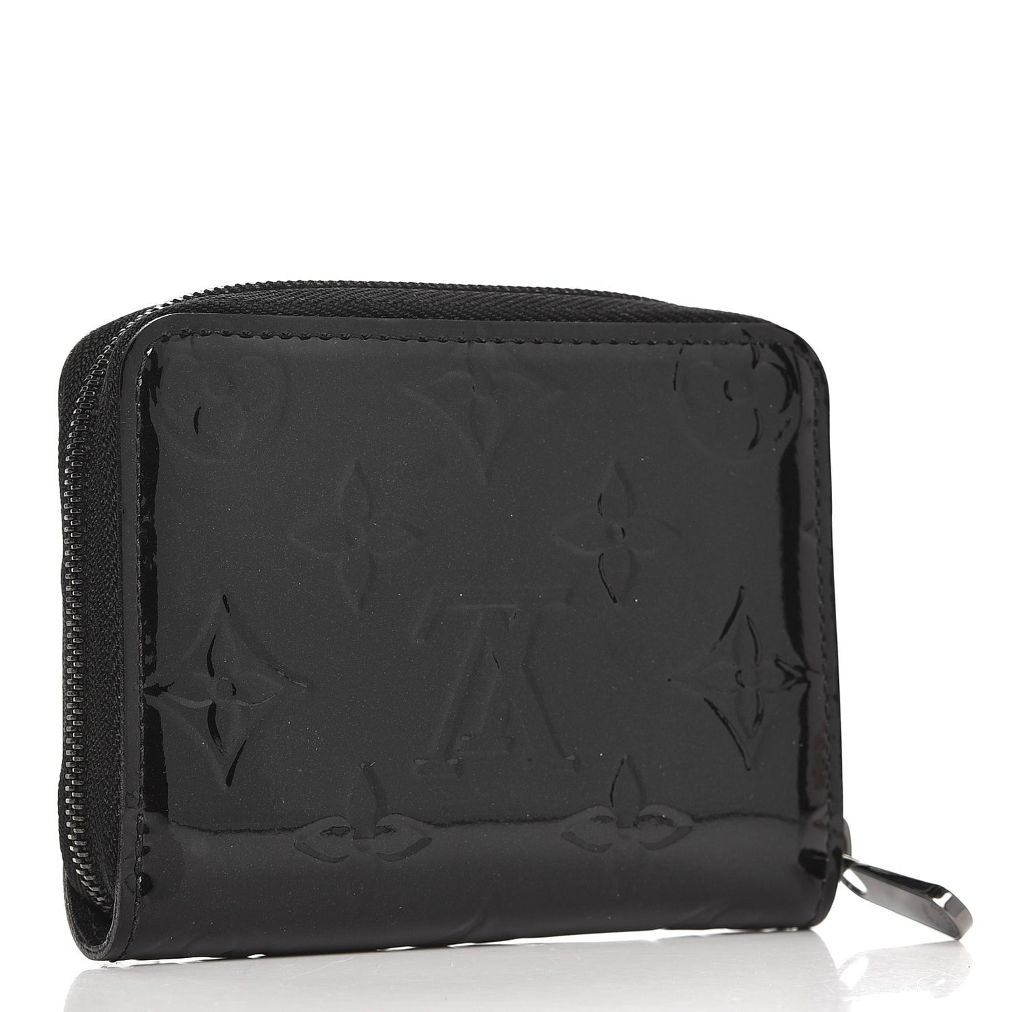 Vernis Zippy Coin Purse Wallet Noir Magnetique