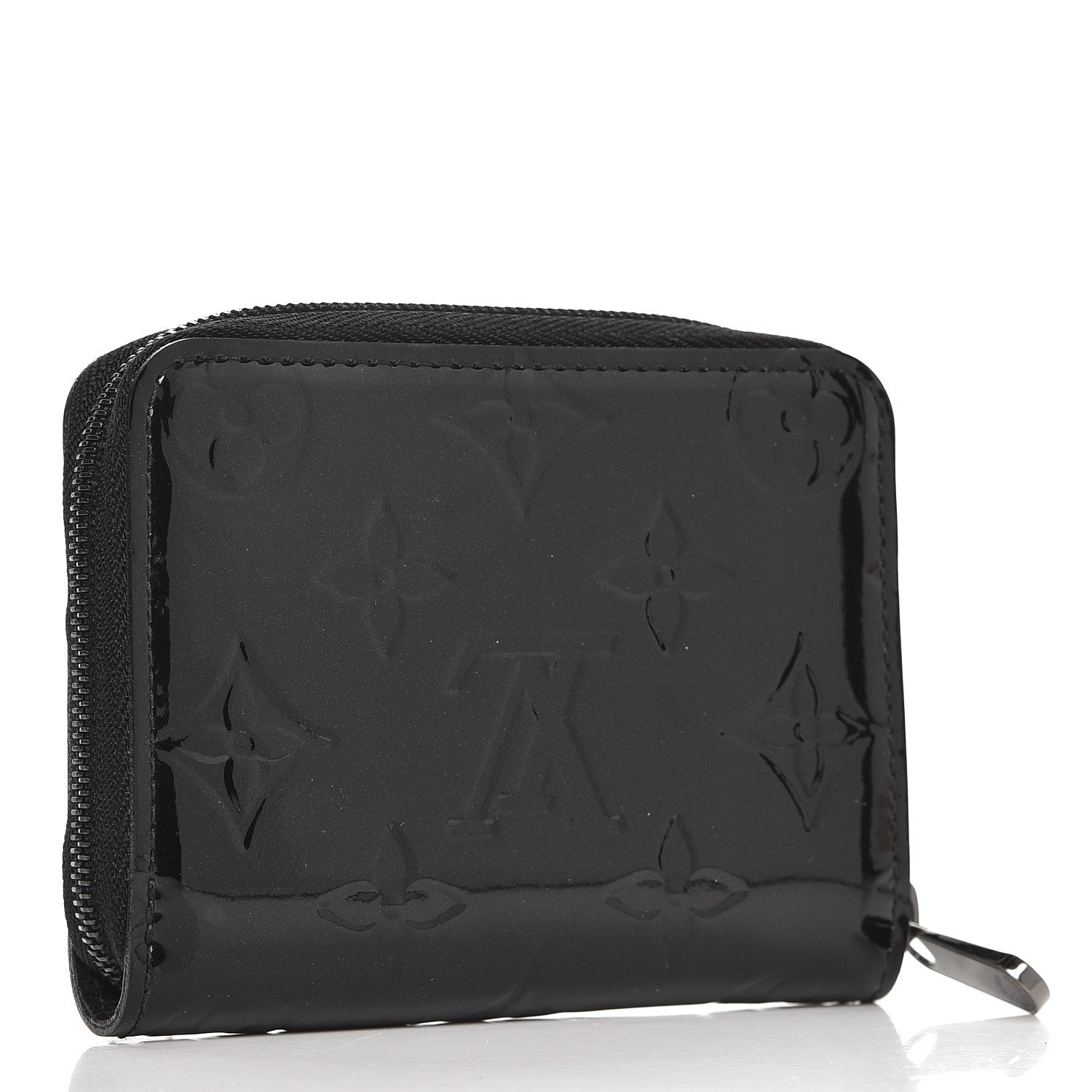 Louis Vuitton Vernis Zippy Coin Purse Wallet Noir Magnetique 3 of 7