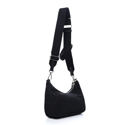 Prada Nylon Re-Edition 2005 Shoulder Bag Black 2 of 4