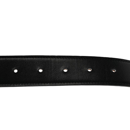 Hermes 135 Togo 32mm Martelee H Belt 85 Black Gold 4 of 5