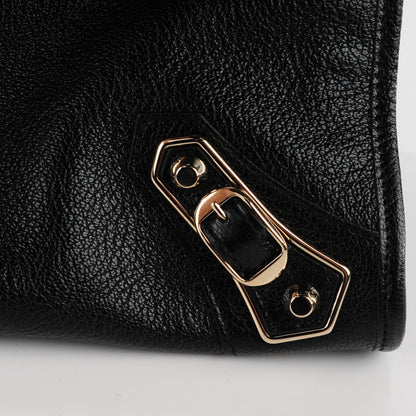 Balenciaga Chevre Gold Metallic Edge Hardware City Black 14 of 15