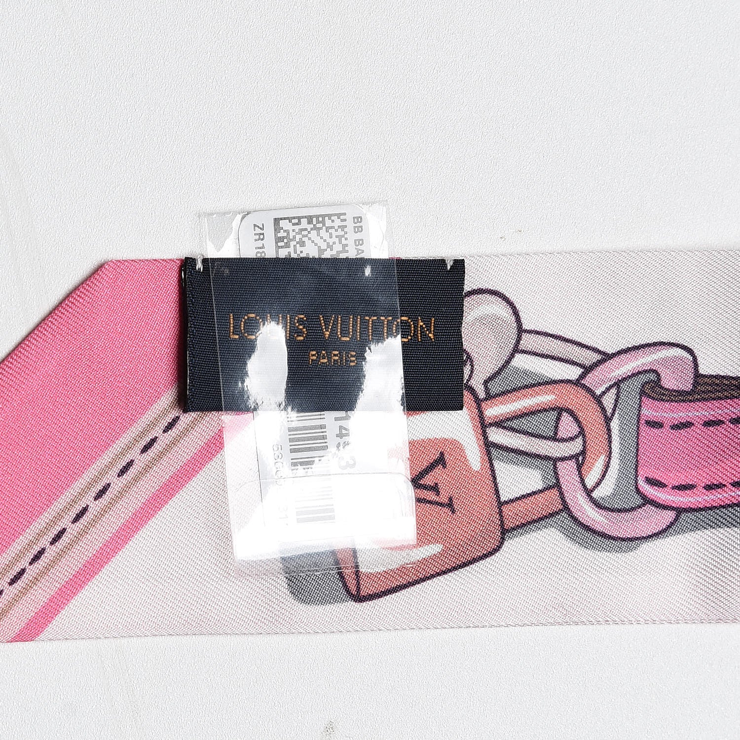 Louis Vuitton Silk Monogram A la Folie BB Bandeau Light Pink 4 of 4