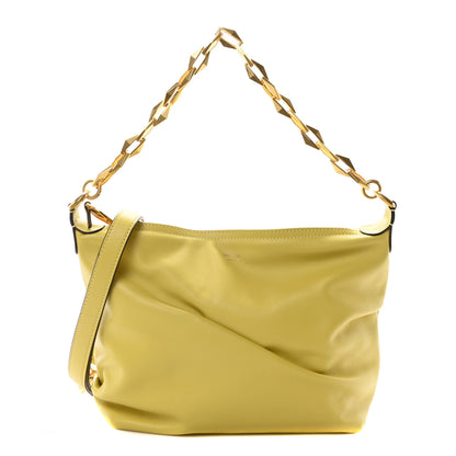 Jimmy Choo Soft Calfskin Diamond Hobo Yellow 1 of 9