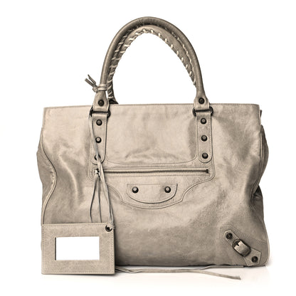 Balenciaga Chevre Shopper Tote Greige 1 of 10