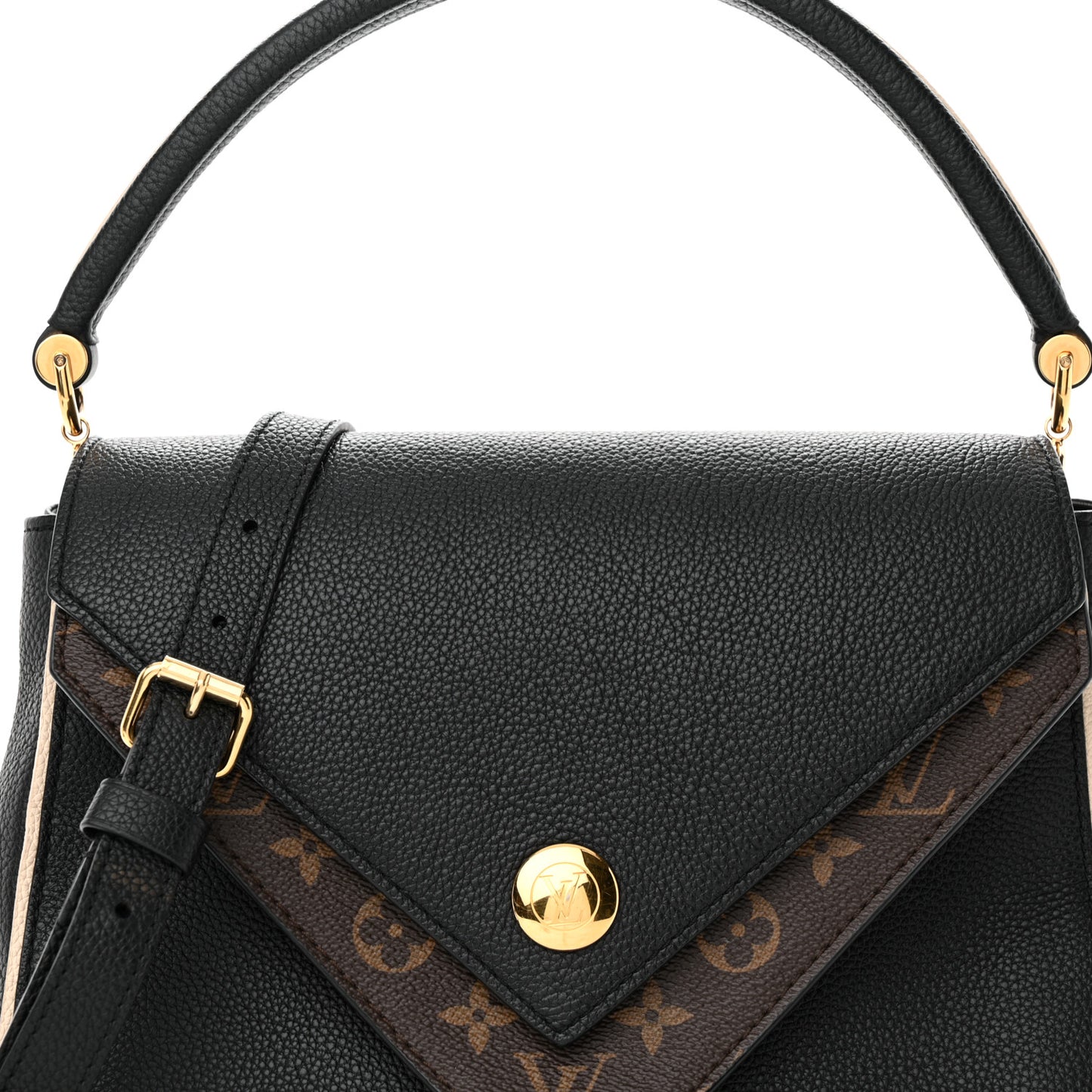 Monogram Double V Black