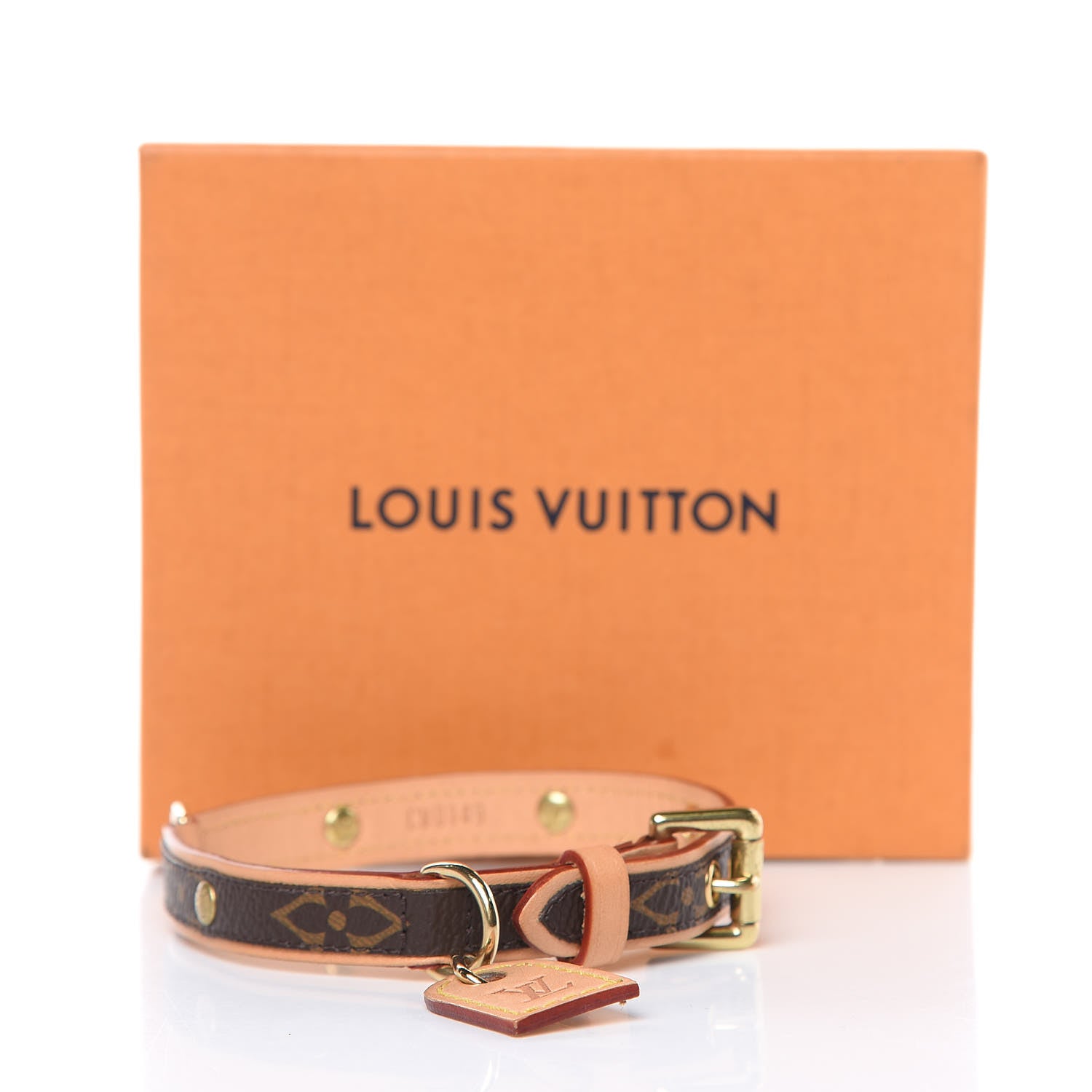 Louis Vuitton Monogram Baxter Dog Collar PM 6 of 6
