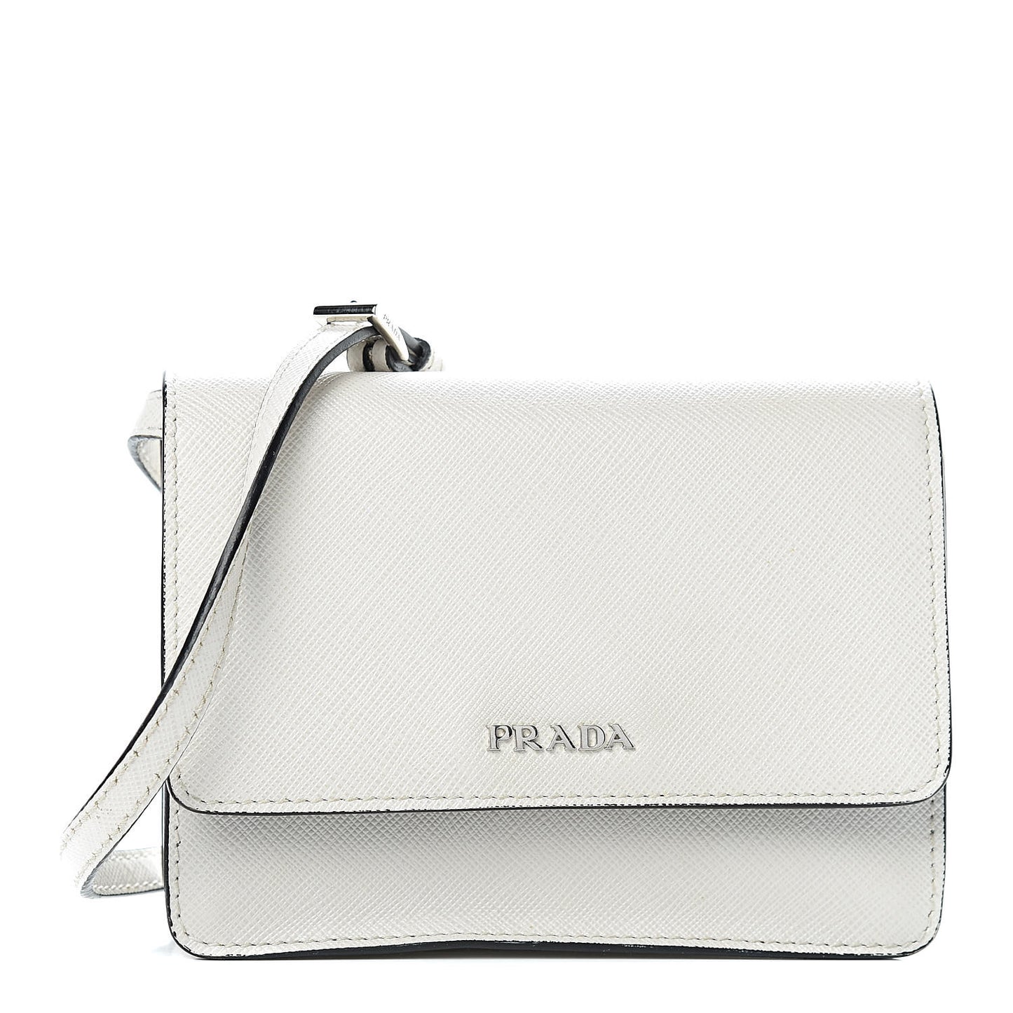 Saffiano Lux Small Crossbody Talco