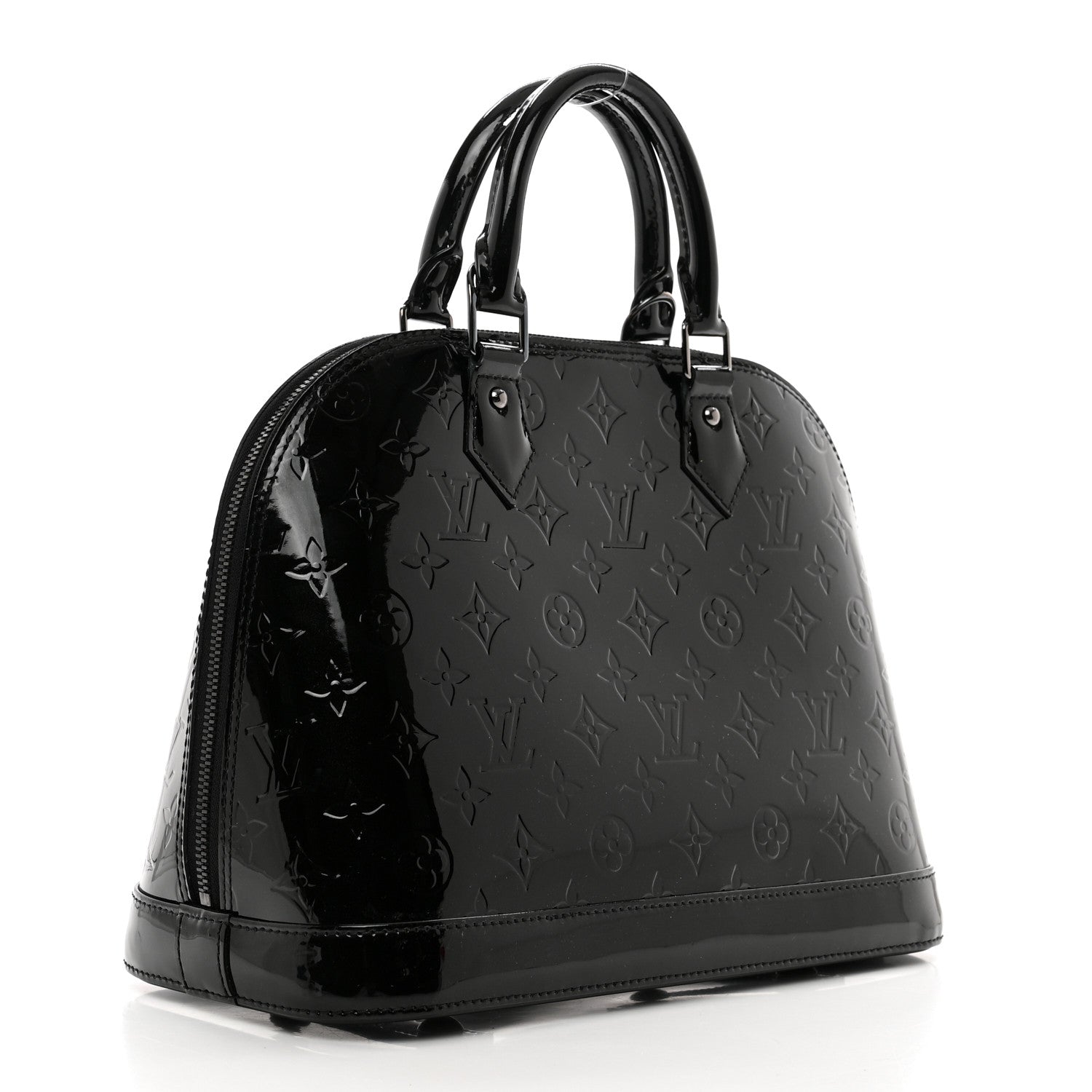 Louis Vuitton Vernis Alma PM Black 3 of 9