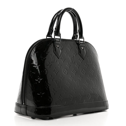 Louis Vuitton Vernis Alma PM Black 3 of 9