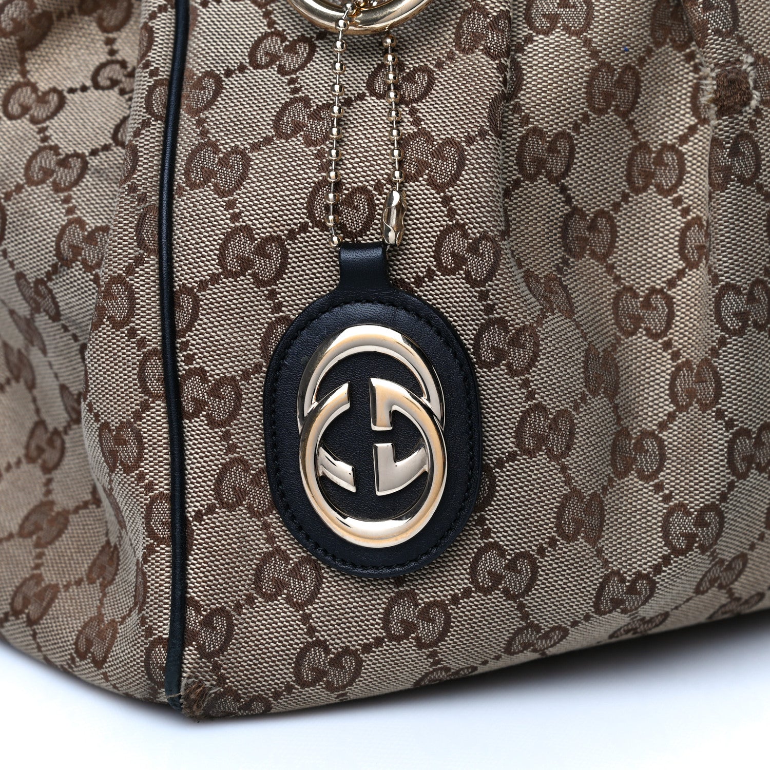 Gucci Monogram Medium Sukey Tote Beige Ebony Black 6 of 26