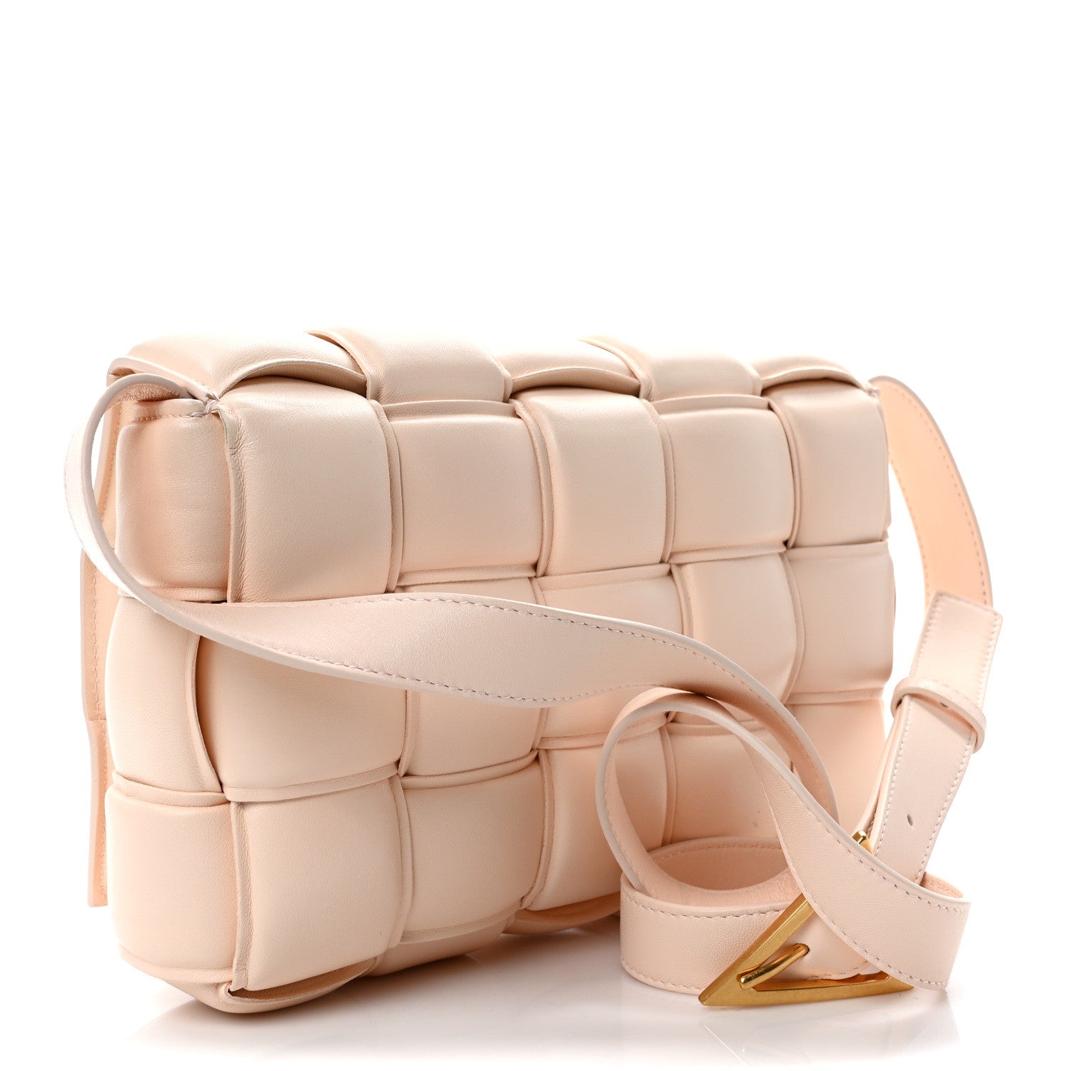 Bottega Veneta Nappa Maxi Intreccio Padded Cassette Crossbody Bag Melon Washed 3 of 10