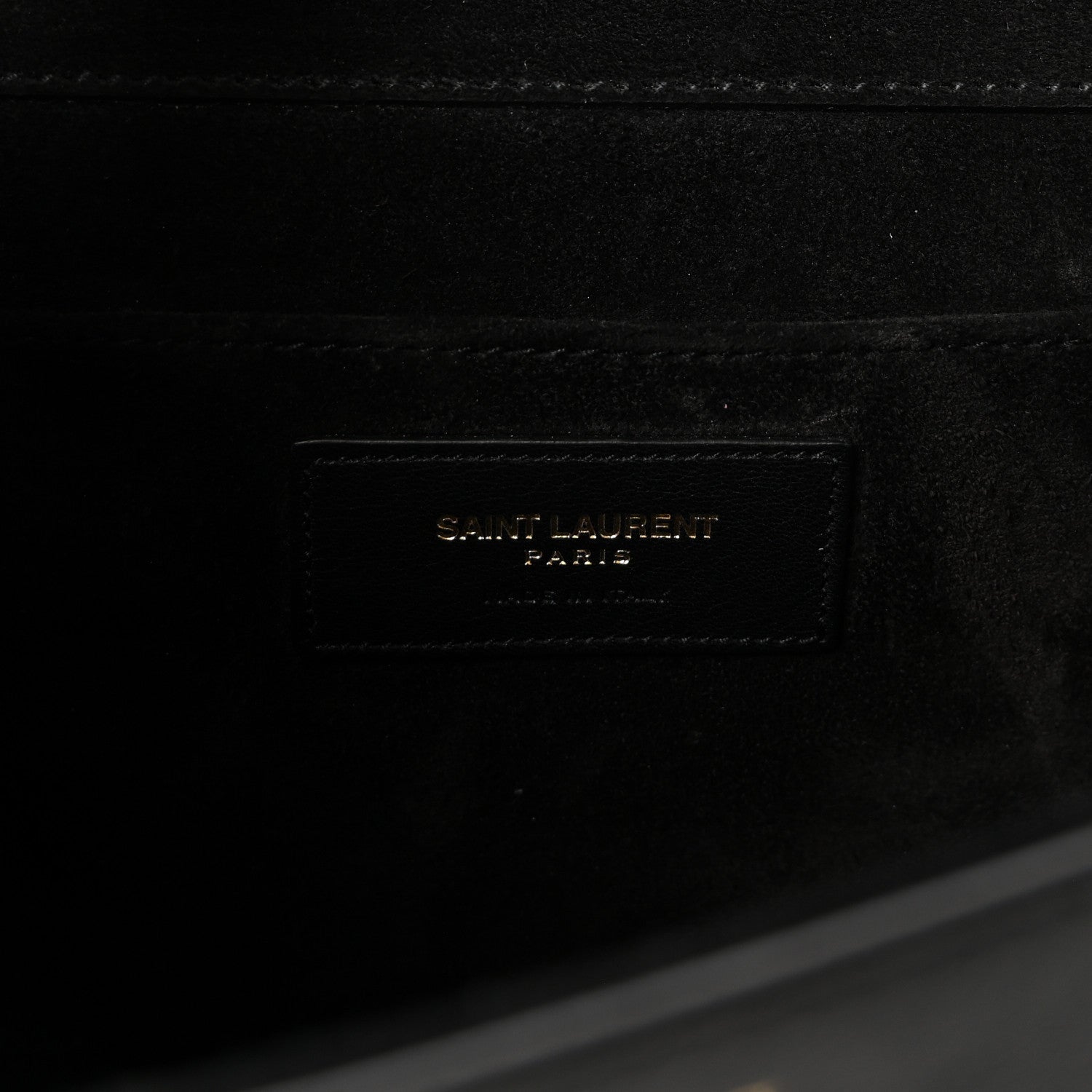 Saint Laurent Calfskin Classic Y Ligne Clutch Black Black 6 of 6