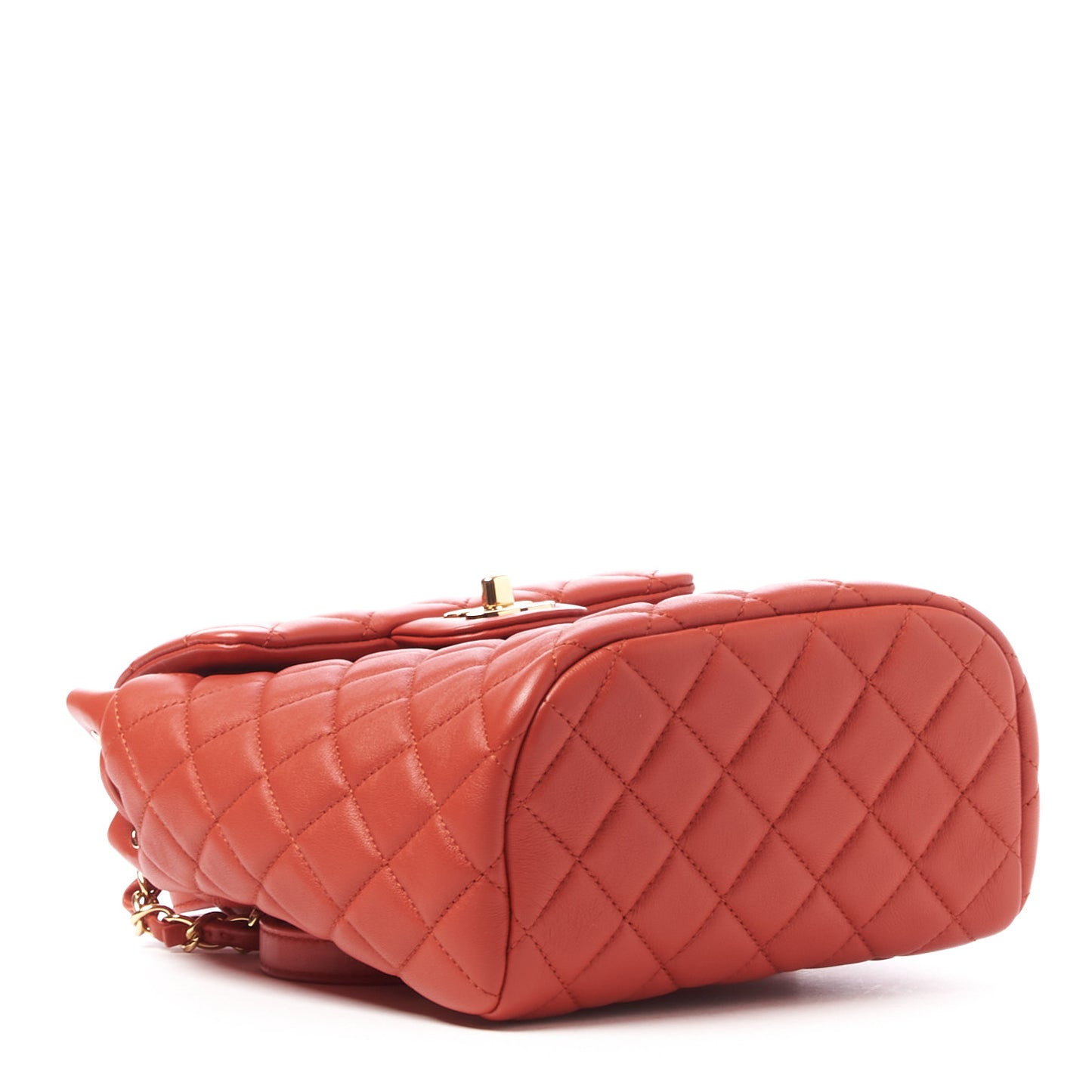Calfskin Quilted Mini Urban Spirit Backpack Red