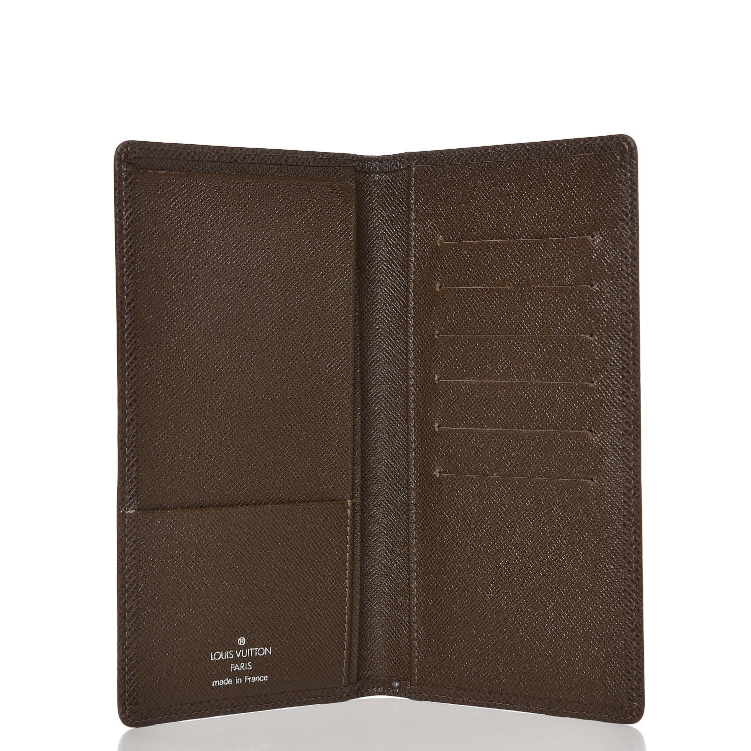 Louis Vuitton Taiga Porte Valeurs Organizer Wallet Grizzli 5 of 9