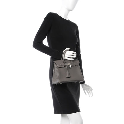Hermes Togo Birkin 25 Etain 2 of 8