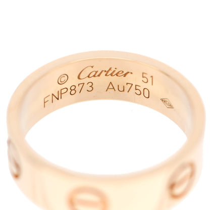 Cartier 18K Yellow Gold 5.5mm LOVE Ring 51 5.75 4 of 5
