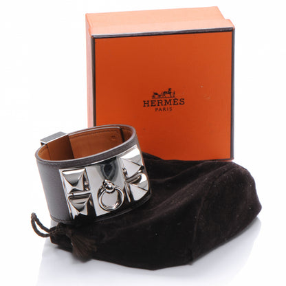 Hermes Swift Collier de Chien CDC Bracelet Etain Small 5 of 7