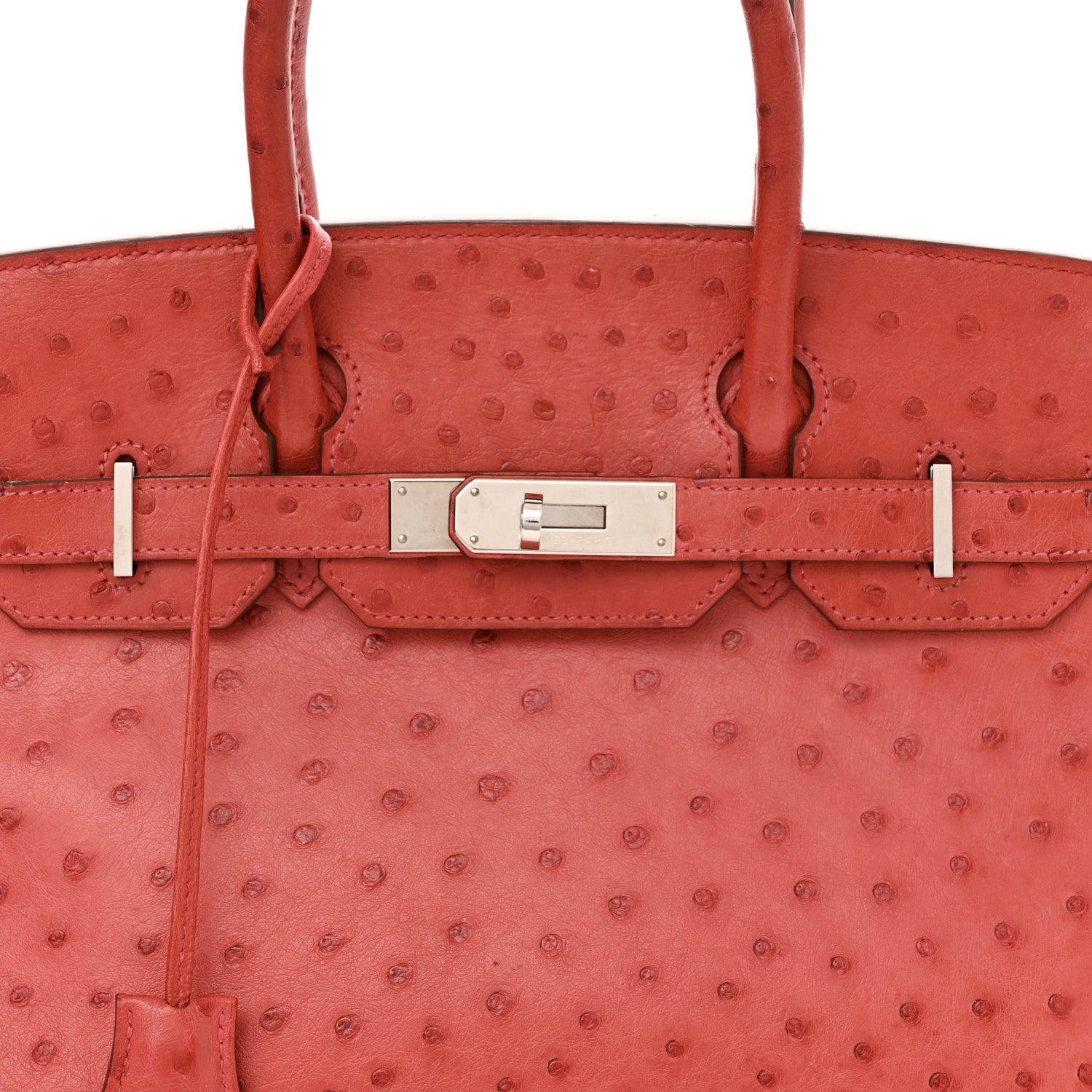 Hermes Ostrich Birkin 30 Bougainvillea 8 of 14
