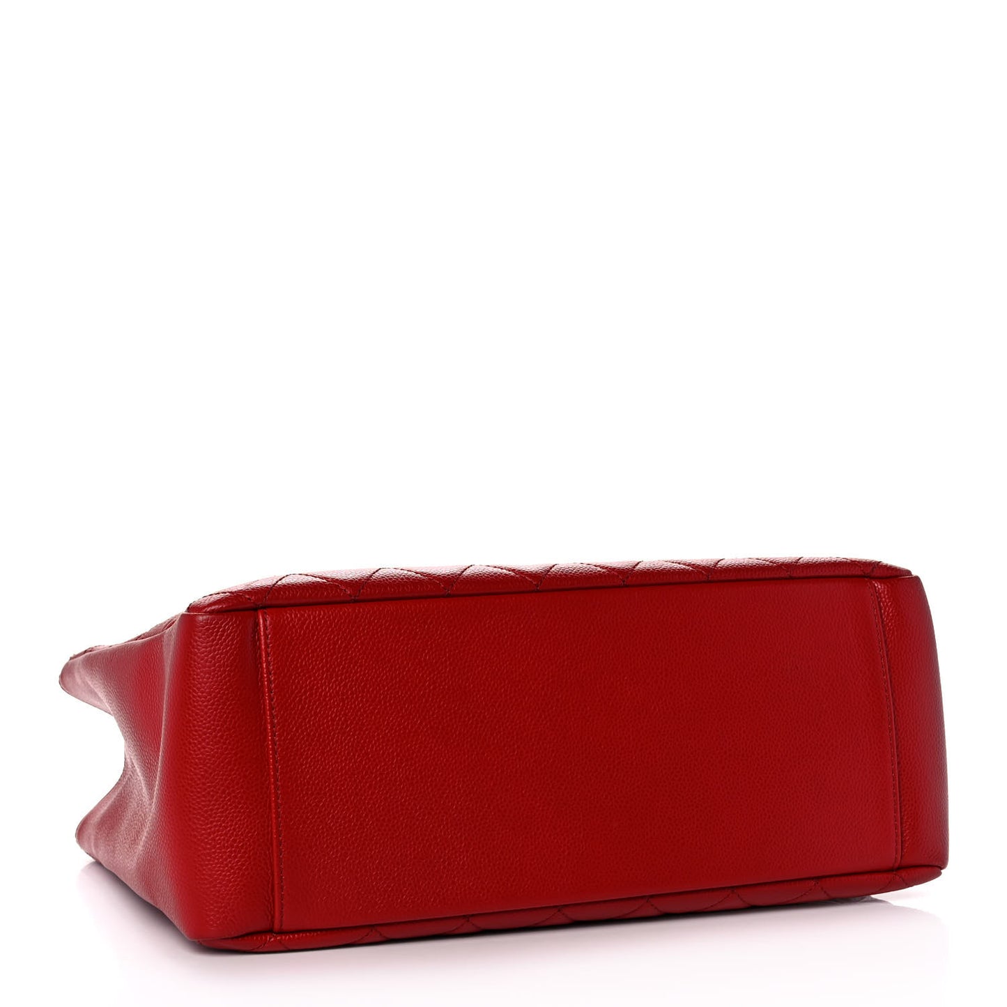 Caviar Quilted Grand Shopping Tote GST Red